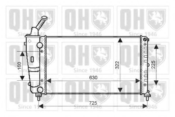 Imagine Radiator, racire motor QUINTON HAZELL QER2172