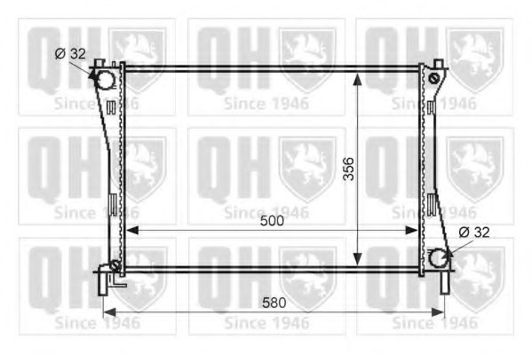 Imagine Radiator, racire motor QUINTON HAZELL QER2176