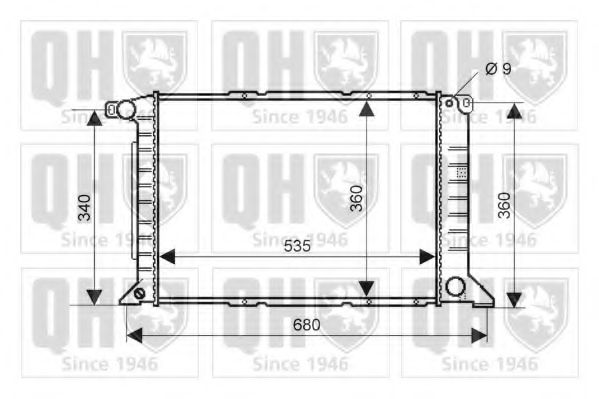 Imagine Radiator, racire motor QUINTON HAZELL QER2185