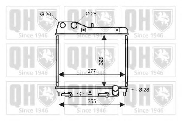 Imagine Radiator, racire motor QUINTON HAZELL QER2187