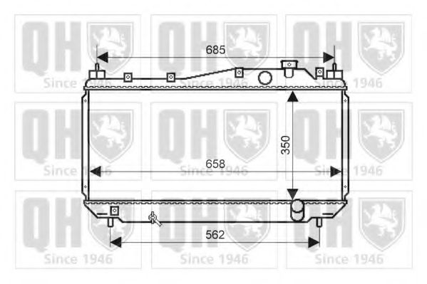 Imagine Radiator, racire motor QUINTON HAZELL QER2188