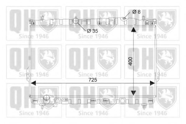 Imagine Radiator, racire motor QUINTON HAZELL QER2191