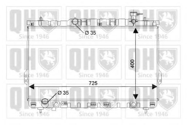 Imagine Radiator, racire motor QUINTON HAZELL QER2192