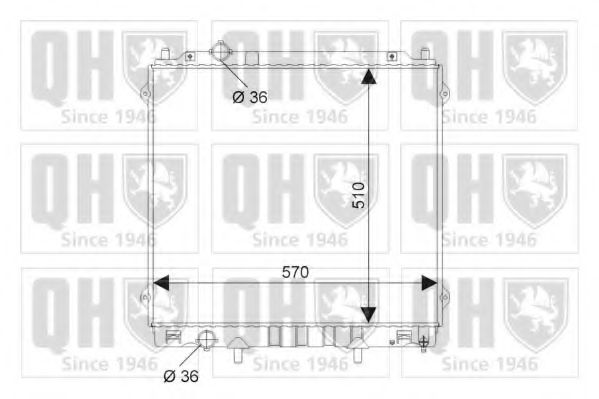 Imagine Radiator, racire motor QUINTON HAZELL QER2196