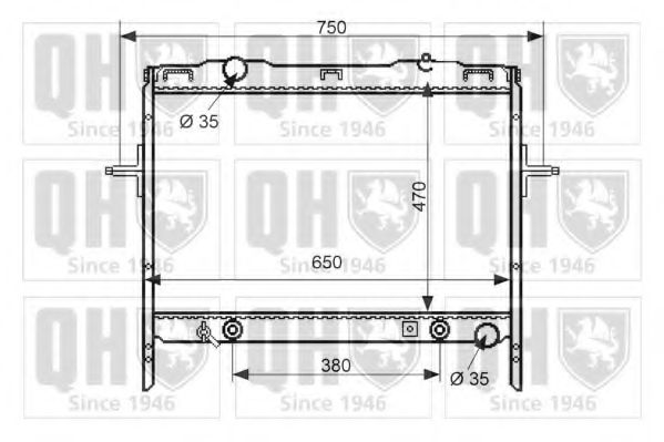 Imagine Radiator, racire motor QUINTON HAZELL QER2208