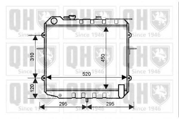 Imagine Radiator, racire motor QUINTON HAZELL QER2213