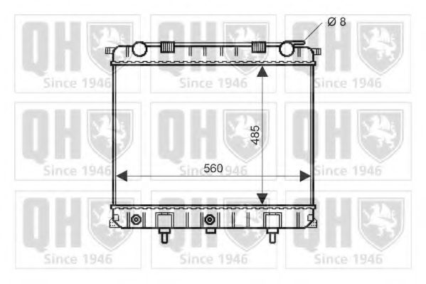 Imagine Radiator, racire motor QUINTON HAZELL QER2216