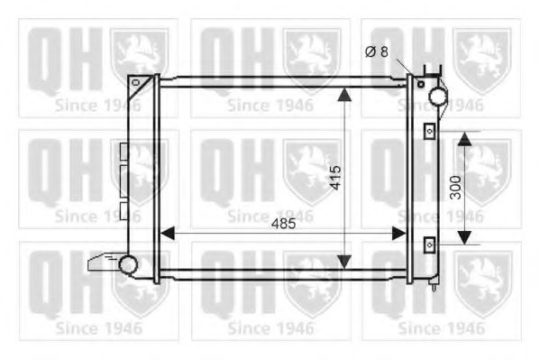 Imagine Radiator, racire motor QUINTON HAZELL QER2218