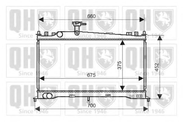 Imagine Radiator, racire motor QUINTON HAZELL QER2225