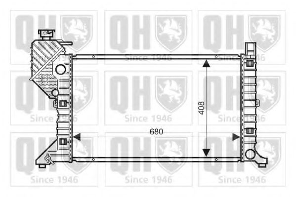 Imagine Radiator, racire motor QUINTON HAZELL QER2228