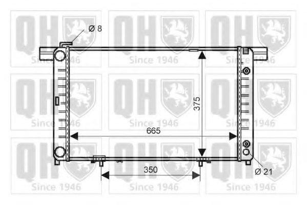 Imagine Radiator, racire motor QUINTON HAZELL QER2229