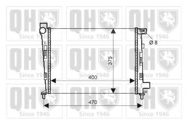 Imagine Radiator, racire motor QUINTON HAZELL QER2230