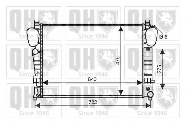 Imagine Radiator, racire motor QUINTON HAZELL QER2234