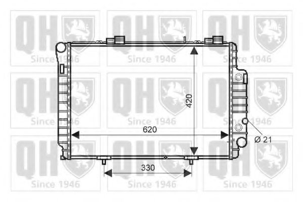 Imagine Radiator, racire motor QUINTON HAZELL QER2236