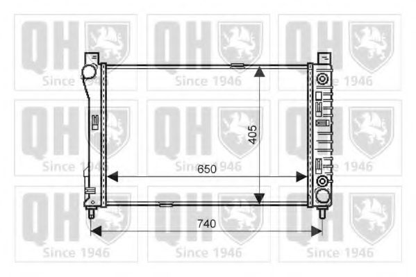 Imagine Radiator, racire motor QUINTON HAZELL QER2241