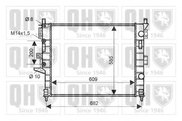 Imagine Radiator, racire motor QUINTON HAZELL QER2242