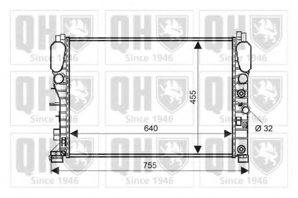 Imagine Radiator, racire motor QUINTON HAZELL QER2243