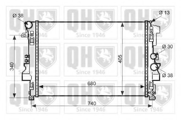 Imagine Radiator, racire motor QUINTON HAZELL QER2251