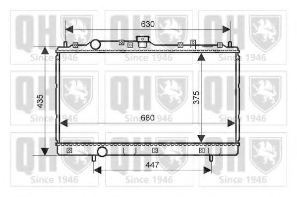 Imagine Radiator, racire motor QUINTON HAZELL QER2254