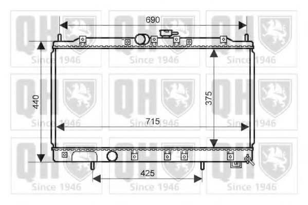 Imagine Radiator, racire motor QUINTON HAZELL QER2255