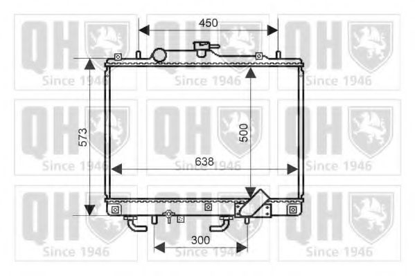 Imagine Radiator, racire motor QUINTON HAZELL QER2256