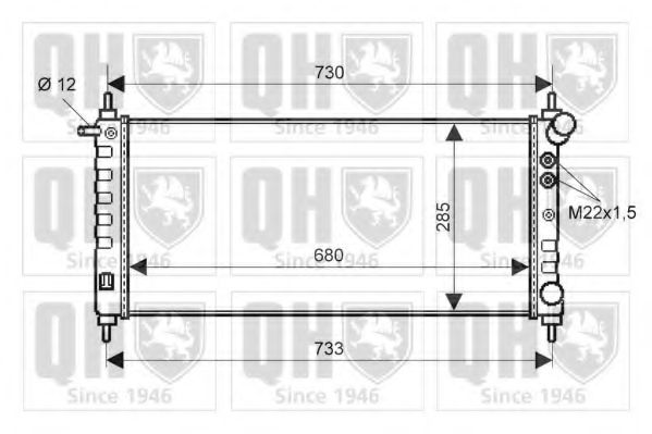 Imagine Radiator, racire motor QUINTON HAZELL QER2263