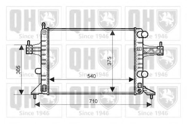 Imagine Radiator, racire motor QUINTON HAZELL QER2266