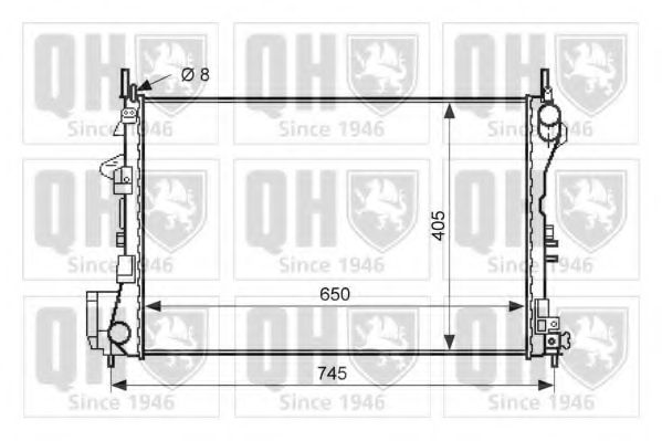 Imagine Radiator, racire motor QUINTON HAZELL QER2270