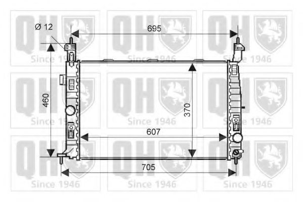 Imagine Radiator, racire motor QUINTON HAZELL QER2273