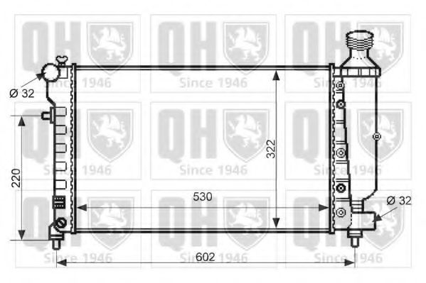 Imagine Radiator, racire motor QUINTON HAZELL QER2276