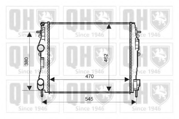 Imagine Radiator, racire motor QUINTON HAZELL QER2293