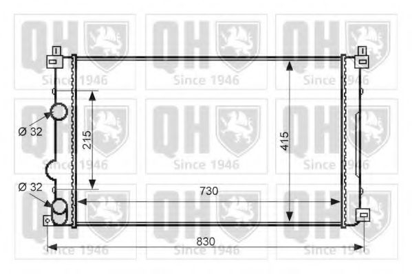 Imagine Radiator, racire motor QUINTON HAZELL QER2299