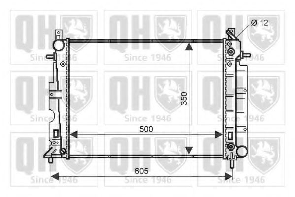 Imagine Radiator, racire motor QUINTON HAZELL QER2305