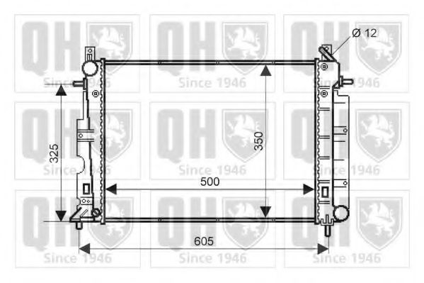 Imagine Radiator, racire motor QUINTON HAZELL QER2306