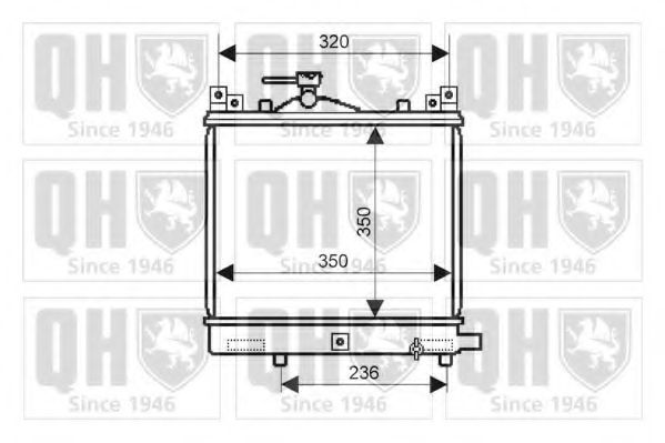 Imagine Radiator, racire motor QUINTON HAZELL QER2309