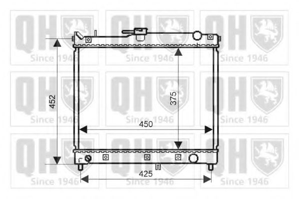 Imagine Radiator, racire motor QUINTON HAZELL QER2313