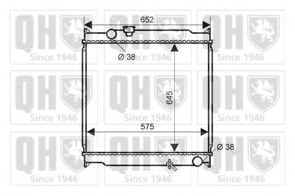 Imagine Radiator, racire motor QUINTON HAZELL QER2319