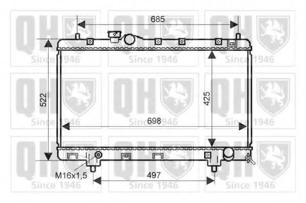 Imagine Radiator, racire motor QUINTON HAZELL QER2322