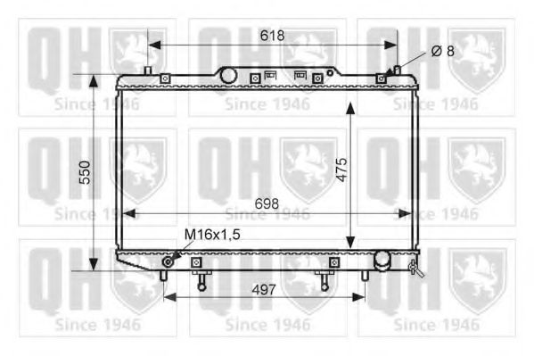 Imagine Radiator, racire motor QUINTON HAZELL QER2323