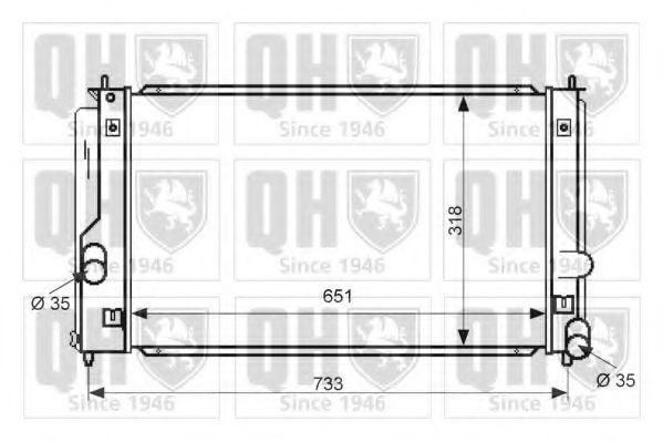 Imagine Radiator, racire motor QUINTON HAZELL QER2325