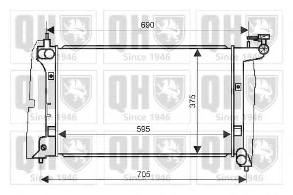 Imagine Radiator, racire motor QUINTON HAZELL QER2326