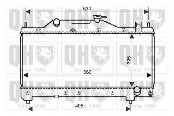Imagine Radiator, racire motor QUINTON HAZELL QER2327