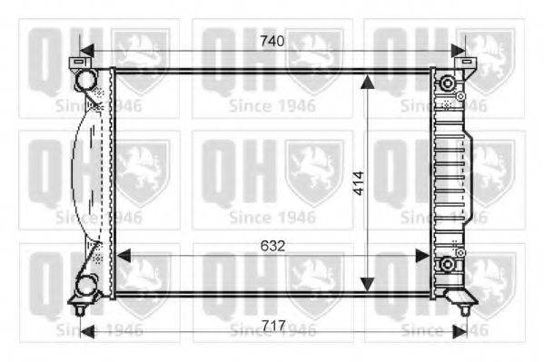 Imagine Radiator, racire motor QUINTON HAZELL QER2337