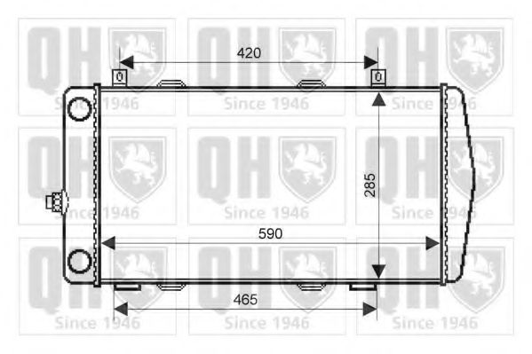 Imagine Radiator, racire motor QUINTON HAZELL QER2340