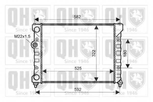 Imagine Radiator, racire motor QUINTON HAZELL QER2349