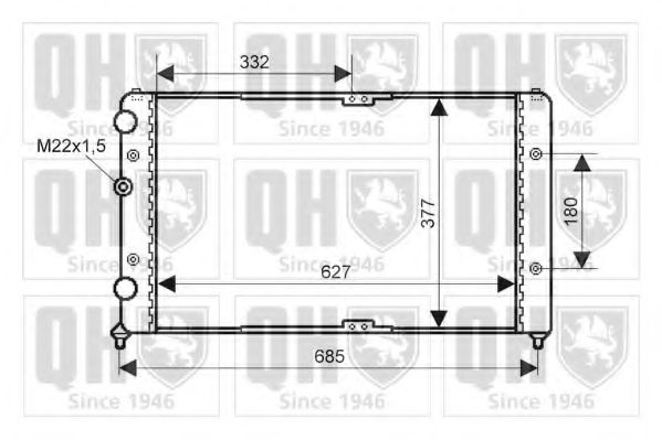 Imagine Radiator, racire motor QUINTON HAZELL QER2353