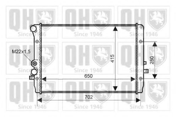 Imagine Radiator, racire motor QUINTON HAZELL QER2354