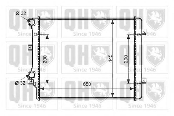 Imagine Radiator, racire motor QUINTON HAZELL QER2360