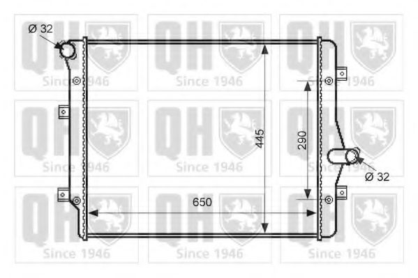 Imagine Radiator, racire motor QUINTON HAZELL QER2361