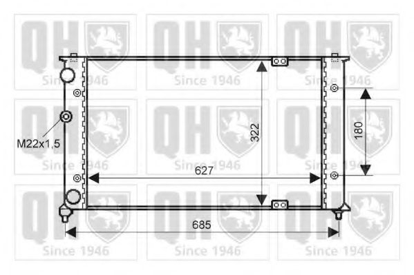 Imagine Radiator, racire motor QUINTON HAZELL QER2365